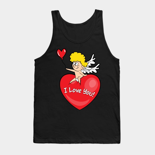 Valentine's Day Cupid Tank Top by valentinesday